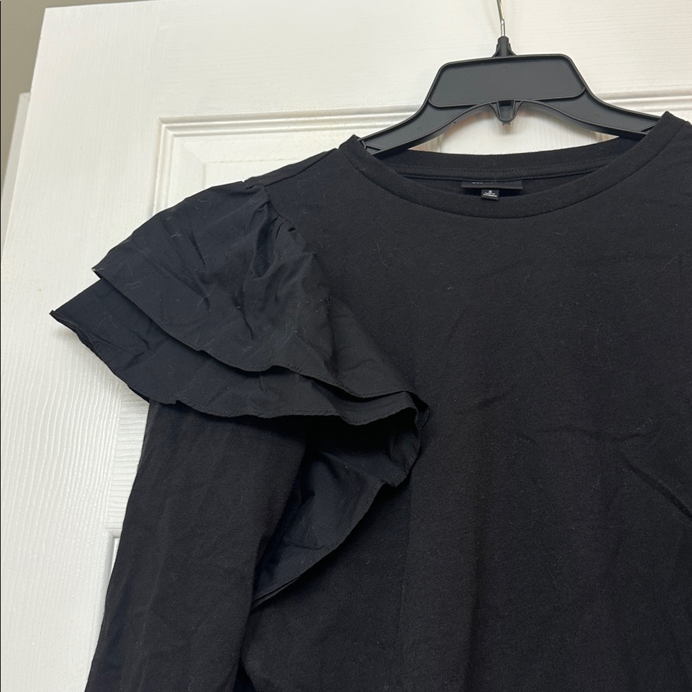 Who What Wear Flutter Sleeve Blouse - Picture 5 of 6